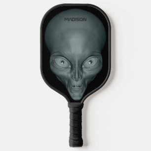Raquette De Pickleball Nom personnalisé Alien UFO