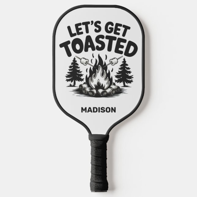 Raquette De Pickleball Nom personnalisé Camping (Recto)