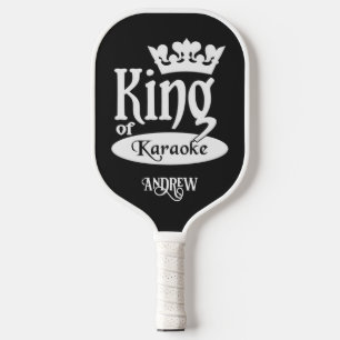 Raquette De Pickleball Nom personnalisé King of Karaoke