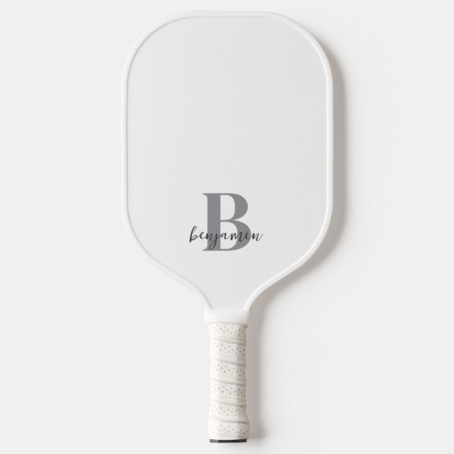Raquette De Pickleball Nom personnalisé Monogramme Pickleball Paddle (Recto)