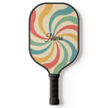 Nom personnalisé Retro Stripes Typographie