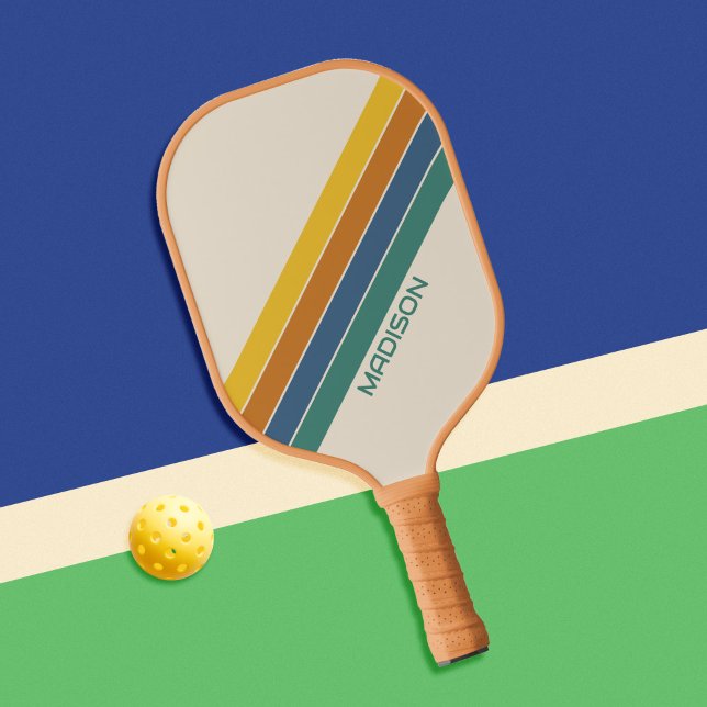 Raquette De Pickleball Nom personnalisé rétroactif (Créateur téléchargé)