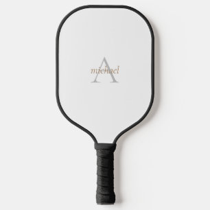 Raquette De Pickleball Nom personnalisé simple Nongender