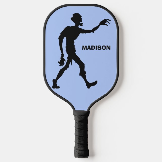 Raquette De Pickleball Nom personnalisé Zombie (Recto)