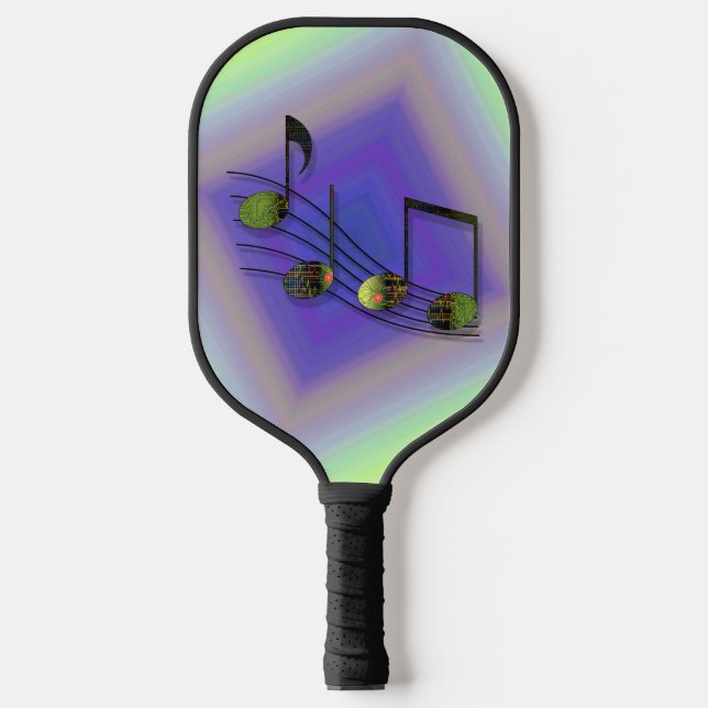 Raquette De Pickleball Notes de dubstep (Recto)