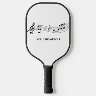 Raquette De Pickleball Notes musicales Bande ou chorale Enseignant Musiqu