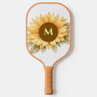 Raquette De Pickleball Noyau de cottage bohème initiale personnalisée