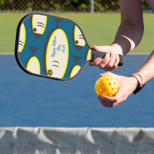 Raquette De Pickleball Océan Bleu Tuna Poisson Marine Animal Fête des pèr