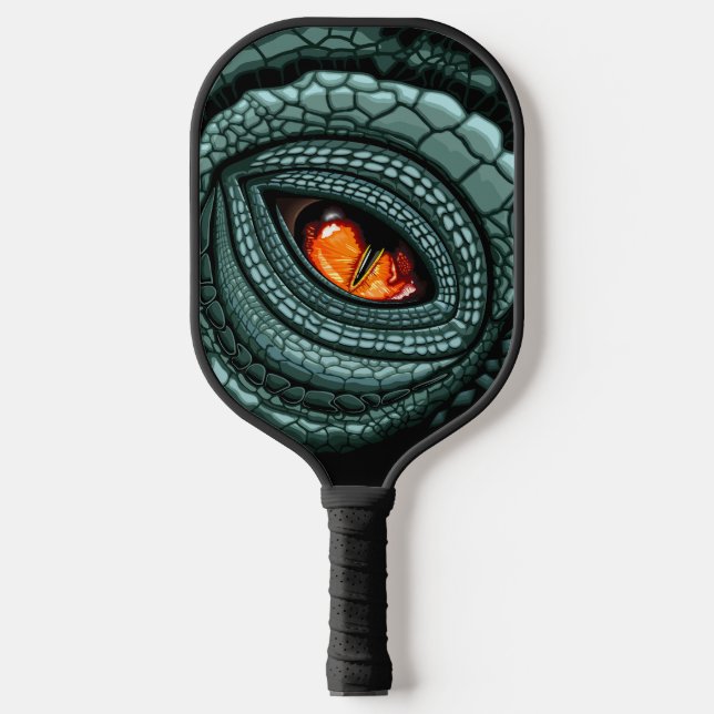 Raquette De Pickleball Œil de prédateur reptile primal (Recto)