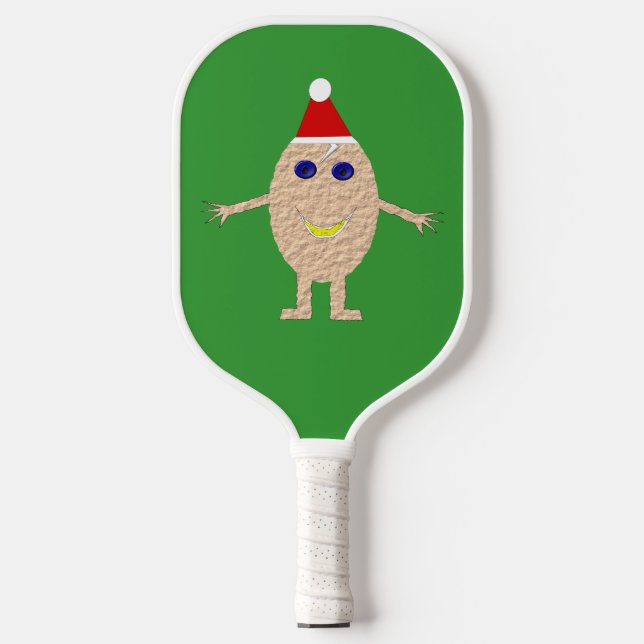 Raquette De Pickleball Oeuf de Noël amusant (Recto)