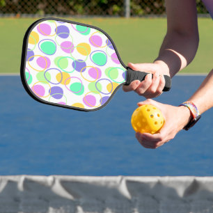 Raquette De Pickleball Oeufs de Pâques et contours