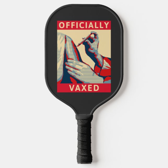 Raquette De Pickleball Officiellement Vaxed (Recto)