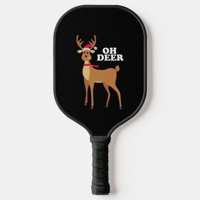 Raquette De Pickleball Oh Deer - rennes de noël (Recto)