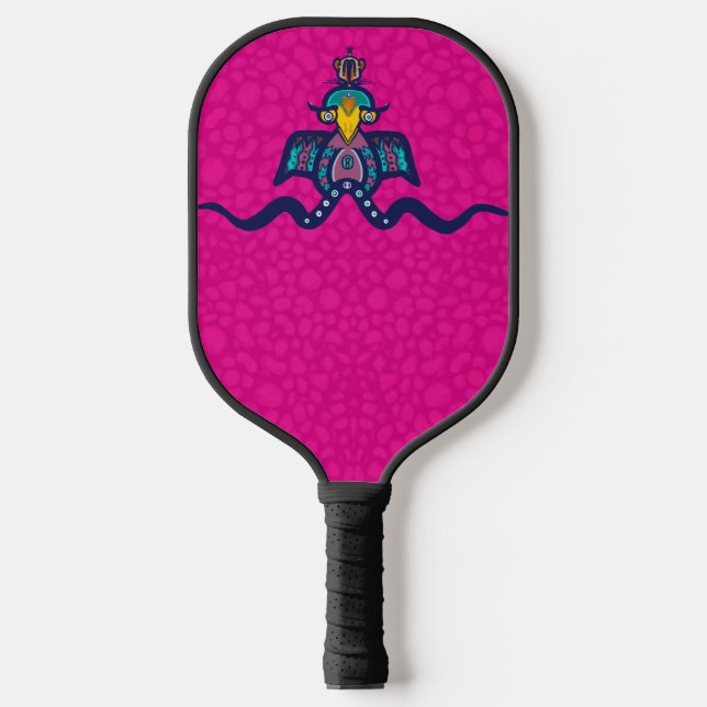 Raquette De Pickleball Oiseau sur une ligne (Recto)