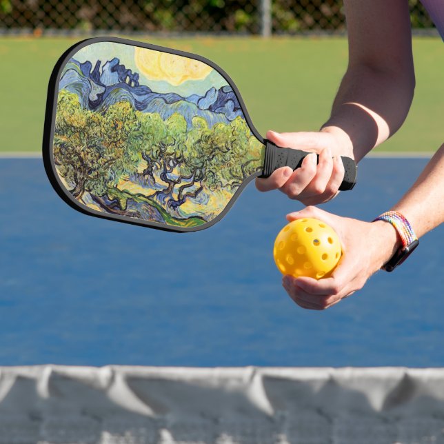 Raquette De Pickleball Oliviers avec Alpilles par Vincent van Gogh (Insitu)