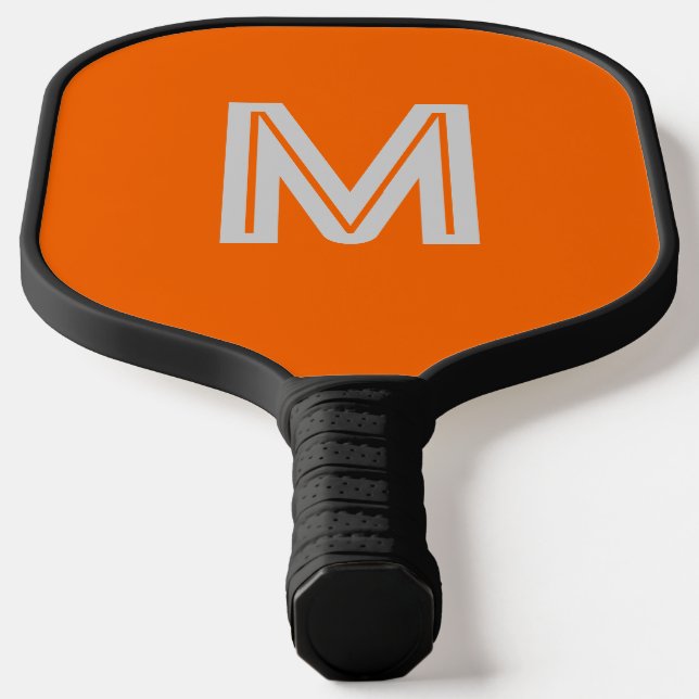 Raquette De Pickleball orange néon - ajouter monogramme  (Poser)