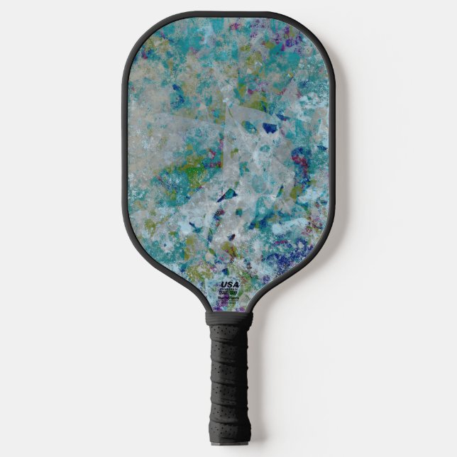 Raquette De Pickleball Original Moderne Un Design D'Art Abstrait (Recto)