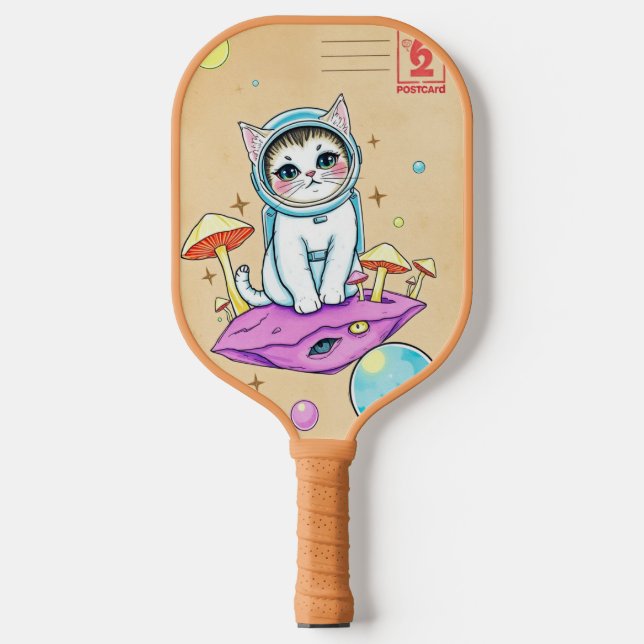 Raquette De Pickleball Paddle Cosmic Cat Pickleball (Recto)