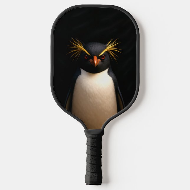 Raquette De Pickleball Paddle de Pickleball 4 Luxe, Pingouin Rockhopper (Verso)