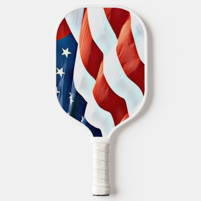 Raquette De Pickleball Paddle de Pickleball Drapeau Américain (Recto)
