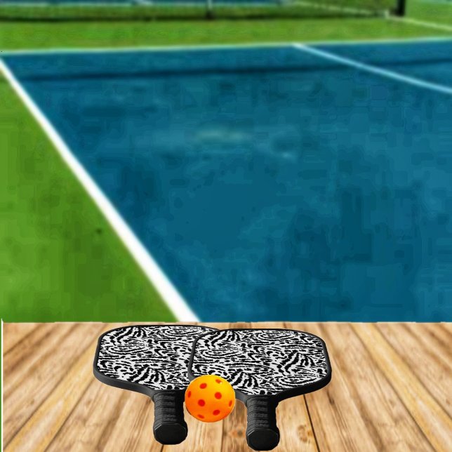 Raquette De Pickleball Paddle de Pickleball Jungle Abstraite (This Abstract Jungle Pickleball Paddle, gives an African print style, to its design!)