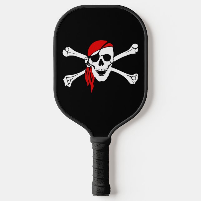 RAQUETTE DE PICKLEBALL PADDLE DE PIRATE DE PIRATE DE PICKLEBALL (Recto)