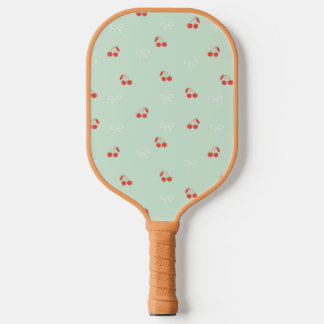 Raquette De Pickleball Paddle en Pickleball Vert Cerise et Bow