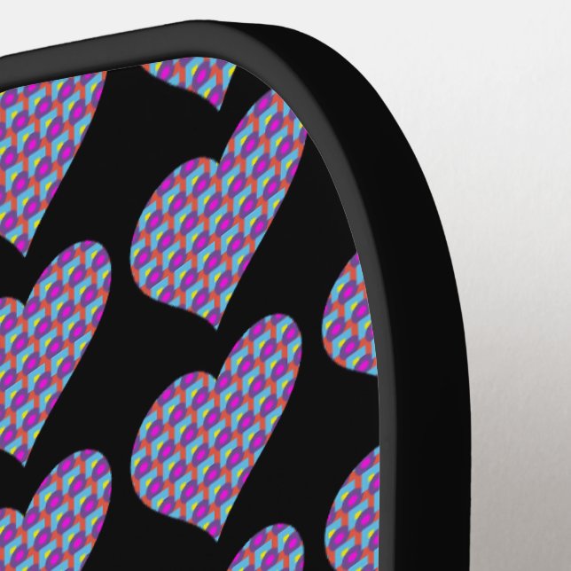 Raquette De Pickleball Paddle Hearts Pickleball (Détail gauche)