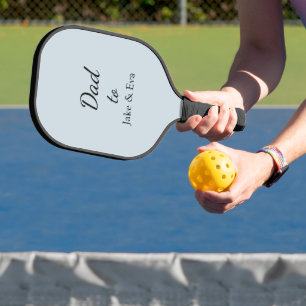 Raquette De Pickleball Paddle minimaliste Pastel Pickleball   Fête des pè