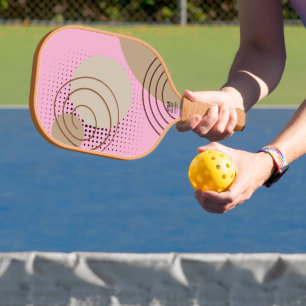 Raquette De Pickleball Paddle Pastel Pickleball en fibre de carbone rose