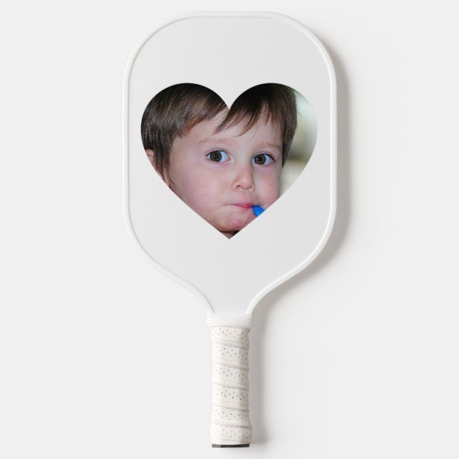 Raquette De Pickleball Paddle photo HEART personnalisé (Recto)