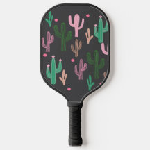 Paddle Pickleball Cactus Preppy
