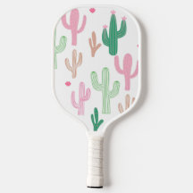 Paddle Pickleball Cactus Preppy