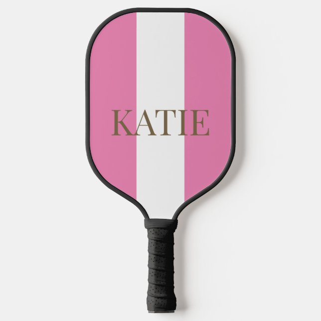 Raquette De Pickleball Paddle Pickleball Or Rose (Recto)