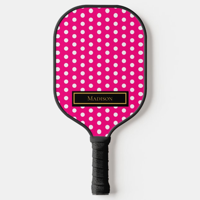 Raquette De Pickleball Paddle Pickleball Poka Rose (Recto)