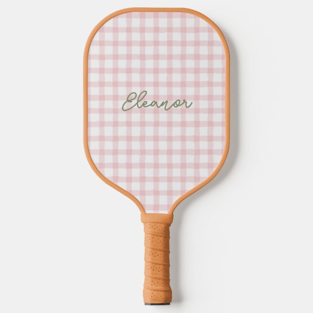 Raquette De Pickleball Paddle Preppy En vichy Pickleball (Recto)