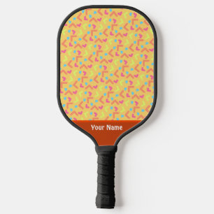 Raquette De Pickleball Pagaie à bascule pour entraîneur jaune mou