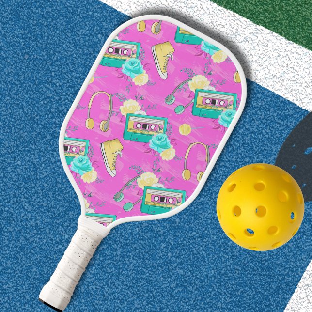 Raquette De Pickleball Pagaie à bascule rétro des années 80 (Créateur téléchargé)