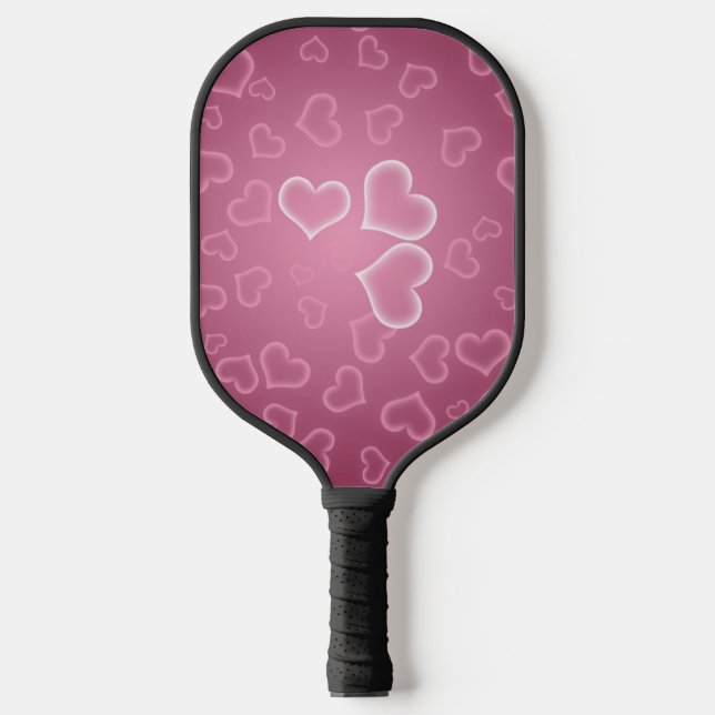 Raquette De Pickleball Pagaie à bascule rouge et gris (Recto)
