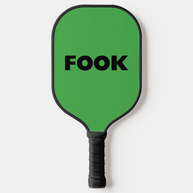 Raquette De Pickleball Pagaie à bille noire (Recto)