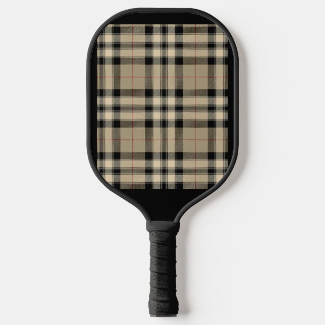 Raquette De Pickleball Pagaie Classique En Pickleball Beige Et Noir (Recto)