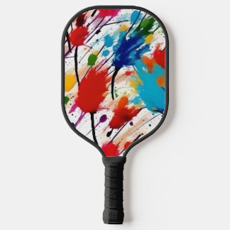 Raquette De Pickleball Pagaie De Boule De Pickle Avec Design De Peinture