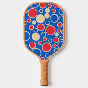 Raquette De Pickleball Pagaie De Pickleball À Points Rouge Et Bleu