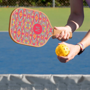 Raquette De Pickleball Pagaie de Pickleball Abstraite et colorée