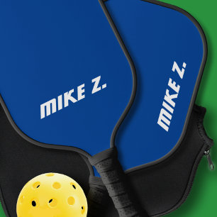 Raquette De Pickleball Pagaie de Pickleball Bleu avec son nom