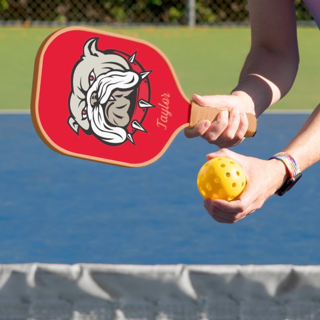 Raquette De Pickleball Pagaie de Pickleball Bulldog personnalisée (Insitu)
