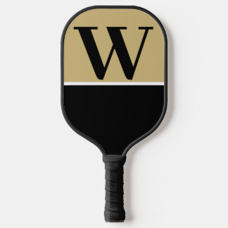 Raquette De Pickleball Pagaie de Pickleball Gold & Black College
