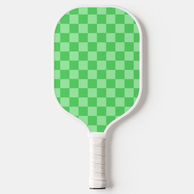 Raquette De Pickleball Pagaie de Pickleball Green Check (Recto)