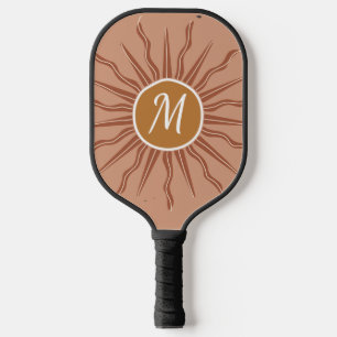 Raquette De Pickleball Pagaie De Pickleball Initale Personnalisée De Boho