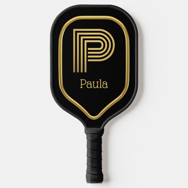 Raquette De Pickleball Pagaie de Pickleball Initiale P (Recto)